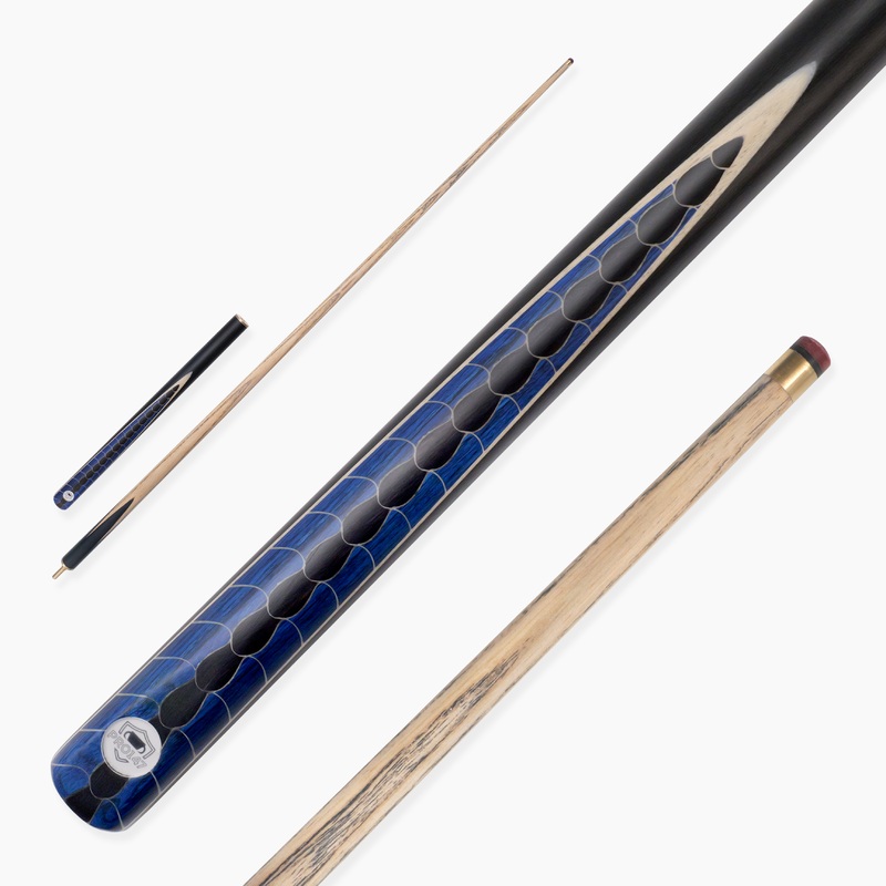 PRO147 Dragon Scale 57 Inch  Joint Premium Ash Snooker and Pool Cue with 9.5mm Professional Layered Tip