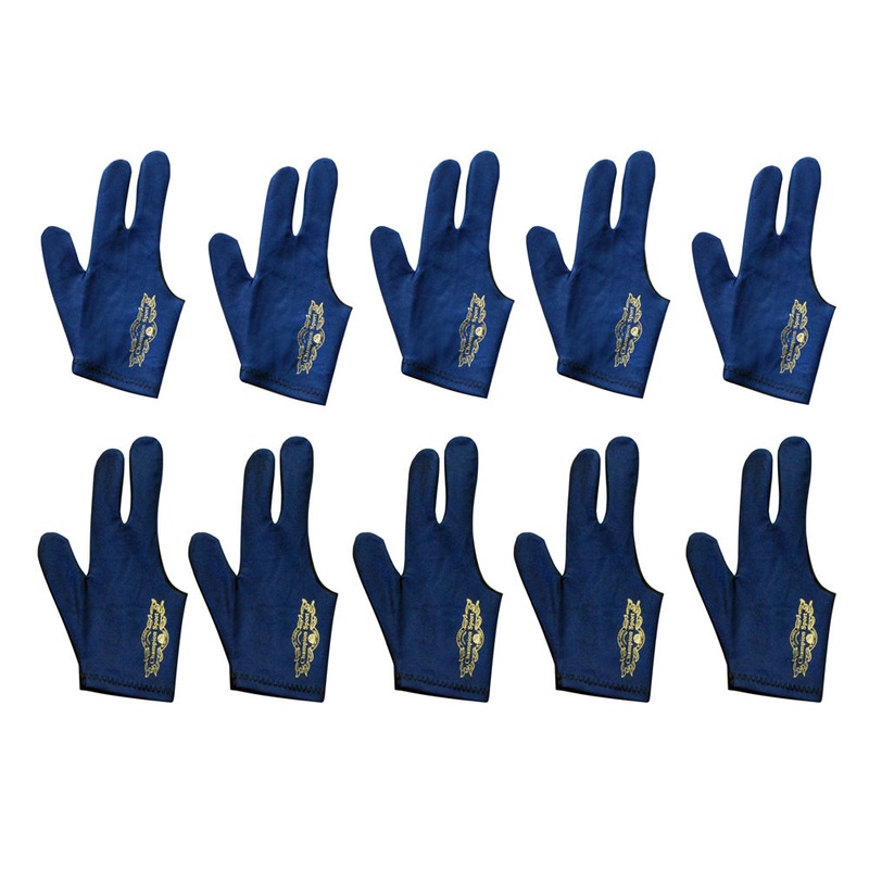 10 Champion Sport Dark Blue Right Handed Billiards Glove For Pool Cue Stick