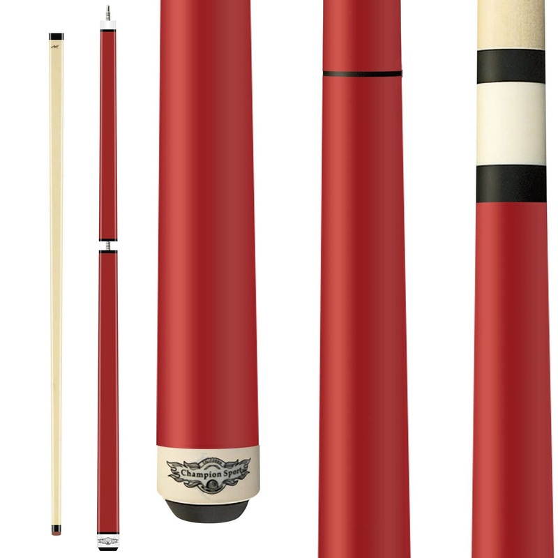 2023 Champion Eros Series Jump and break cue —–Model:TF1 Red Jump and break Cue, Champion Glove, 58″,13 mm