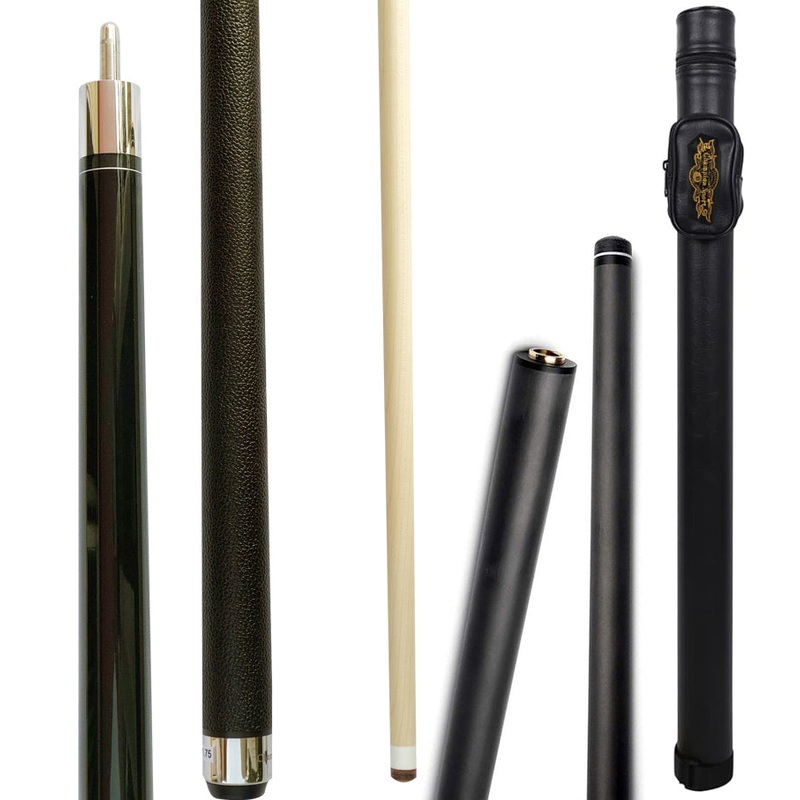 Black Friday deal! Carbon Fiber Billiard Cue Stick 12.5mm Tip size and HK dragon cue 13mm, Black Hard Case
