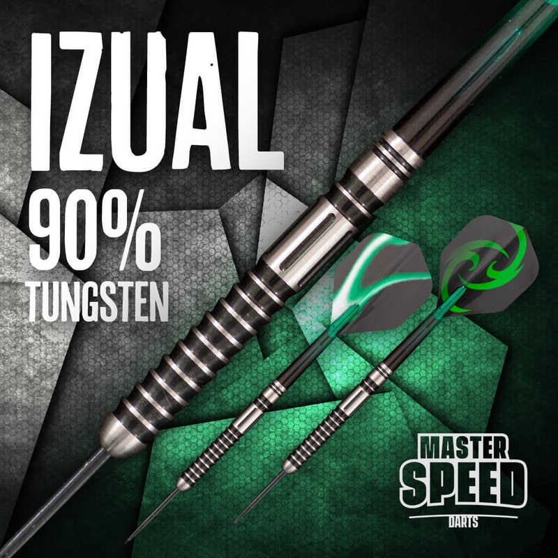 MASTER SPEED DARTS IZUAL 90% TUNGSTEN STEEL TIP
