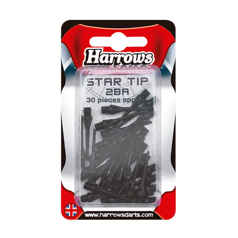 DART SOFT TIP HARROWS SPARE 2BA – BLACK