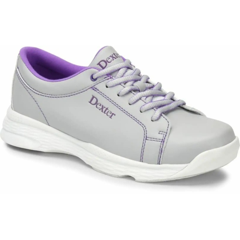 LADIES BOWLING SHOES RAQUEL V GREY AND PURPLE