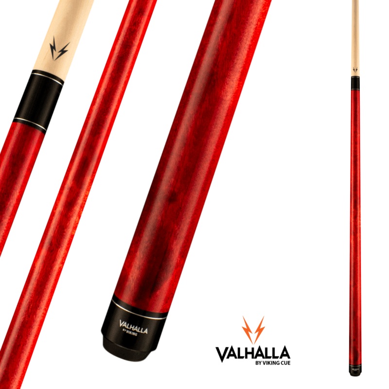 VIKING VALHALLA VA104 RED POOL CUE 13MM 19OZ