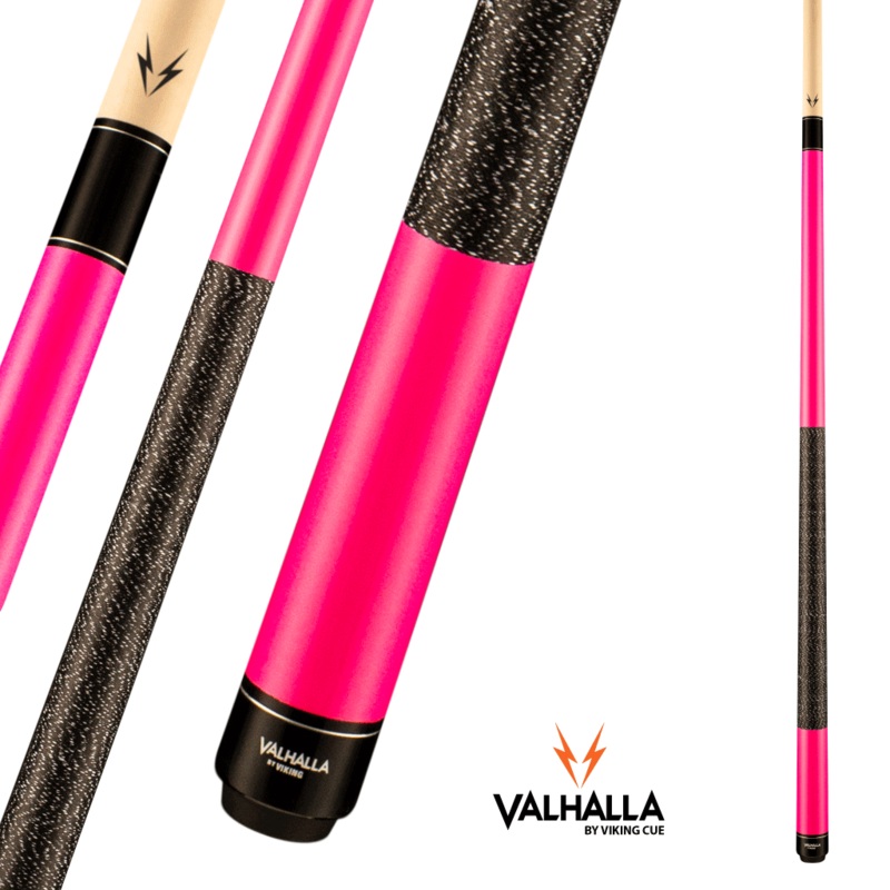 VIKING VALHALLA VA116 PINK POOL CUE LINEN WRAP 13MM 19OZ