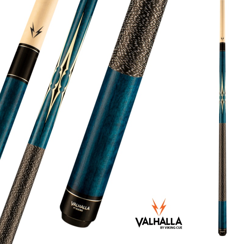 VIKING VALHALLA VA231 BLUE/POINTS CUE NYLON WRAP 13MM 19OZ
