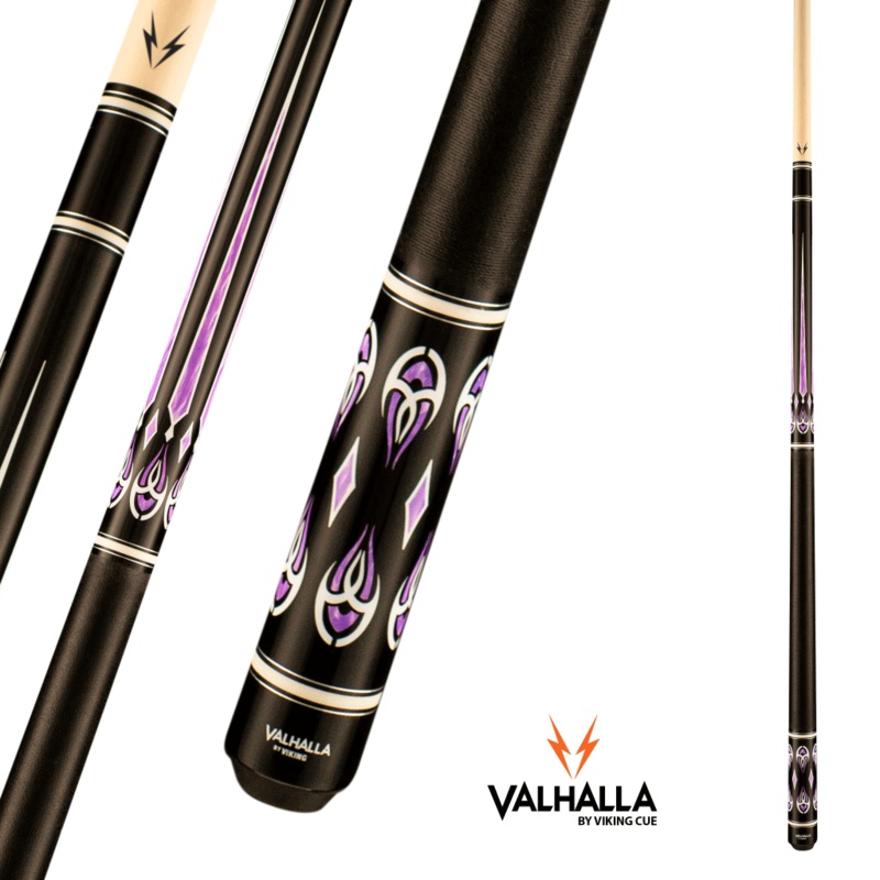 VIKING VALHALLA VA725 PURPLE/POINT/PATTERN CUE LINEN WRAP 13MM 19OZ