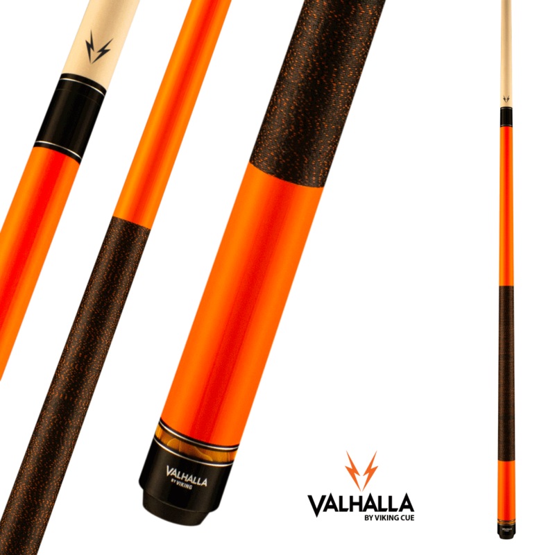 VIKING VALHALLA VG021 ORANGE POOL CUE 13MM 19OZ