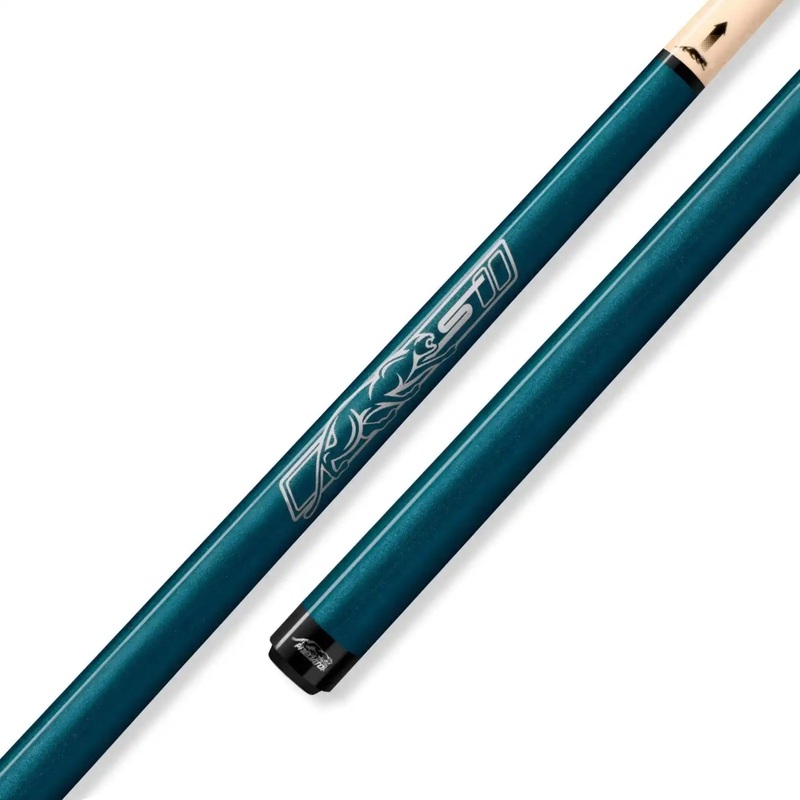Predator 52″ Blue Turquoise Shorty Sport Pool Cue – No Wrap
