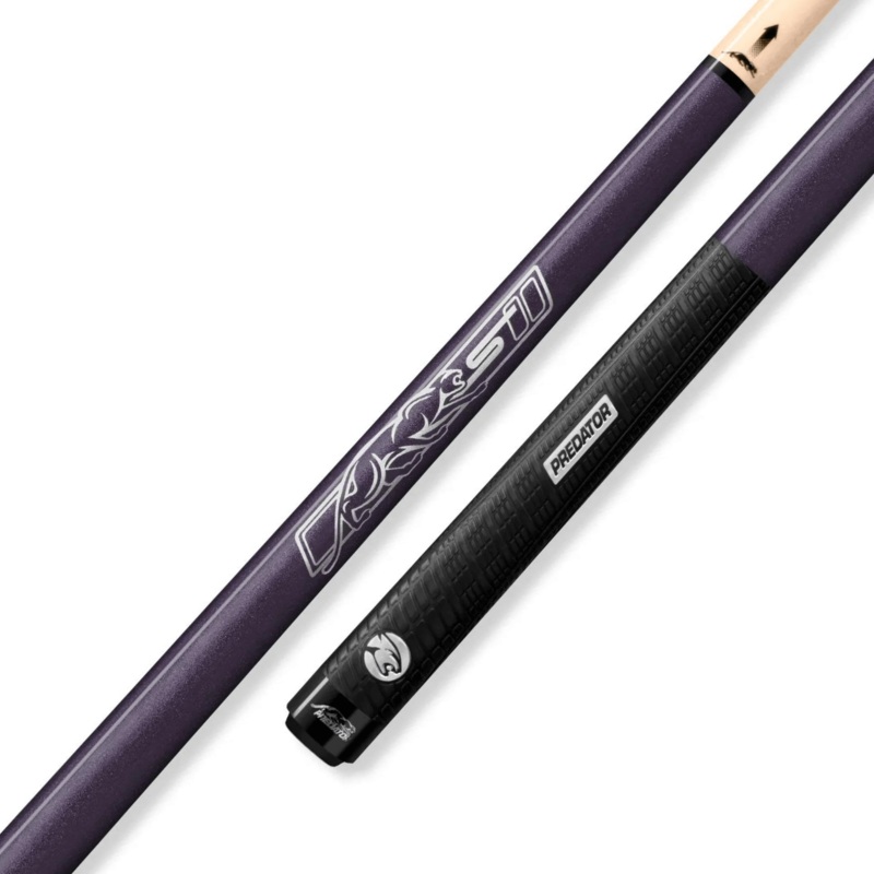 PREDATOR 52″ PURPLE SHORTY SPORT POOL CUE – SPORT WRAP