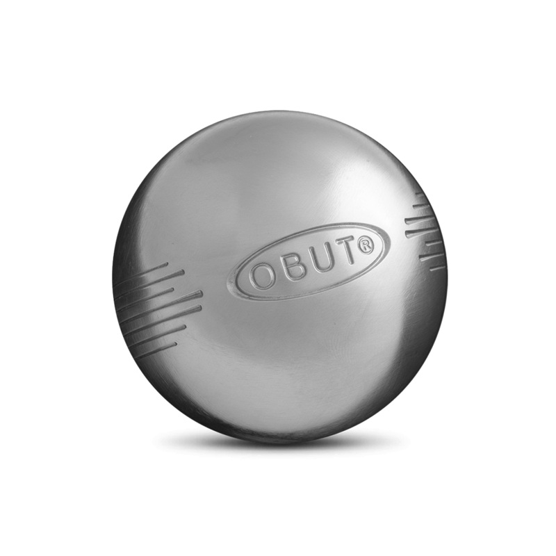 SET OF 3 BALLS BOCCE OBUT LOISIRS SIDE INOX