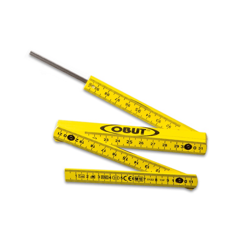 YELLOW FOLDING RULE OBUT