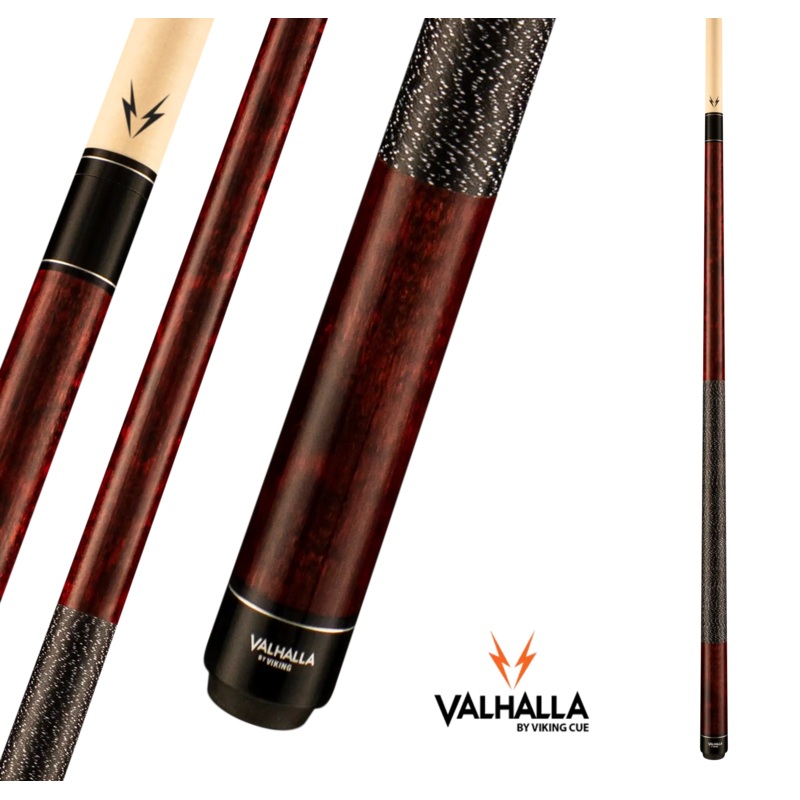 VIKING VALHALLA VA120 POOL CUE BROWN LINEN WRAP 13MM 19OZ