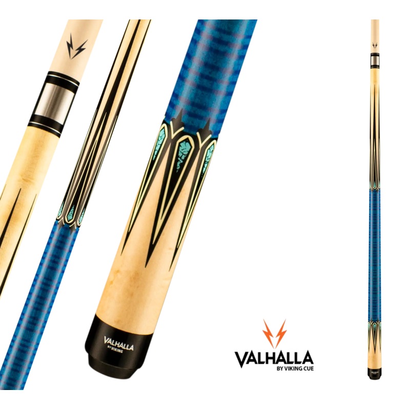 VIKING VALHALLA VA942 NATURAL BEIGE AND BLUE CUE 13MM 19OZ