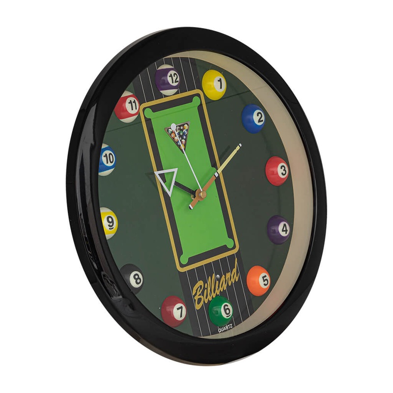 BILLIARD CLOCK TABLE 11” DIAMETER