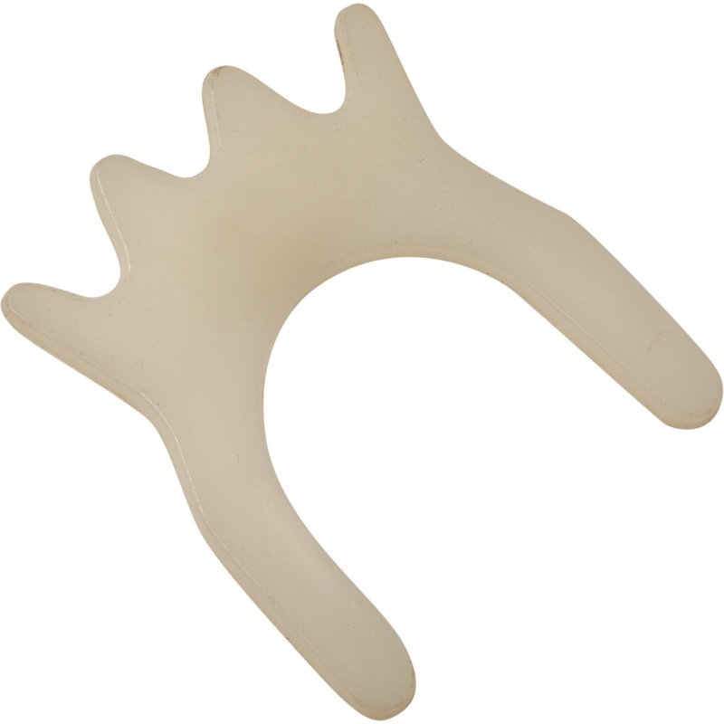 WHITE PLASTIC OVERBALL BRIDGE HEAD