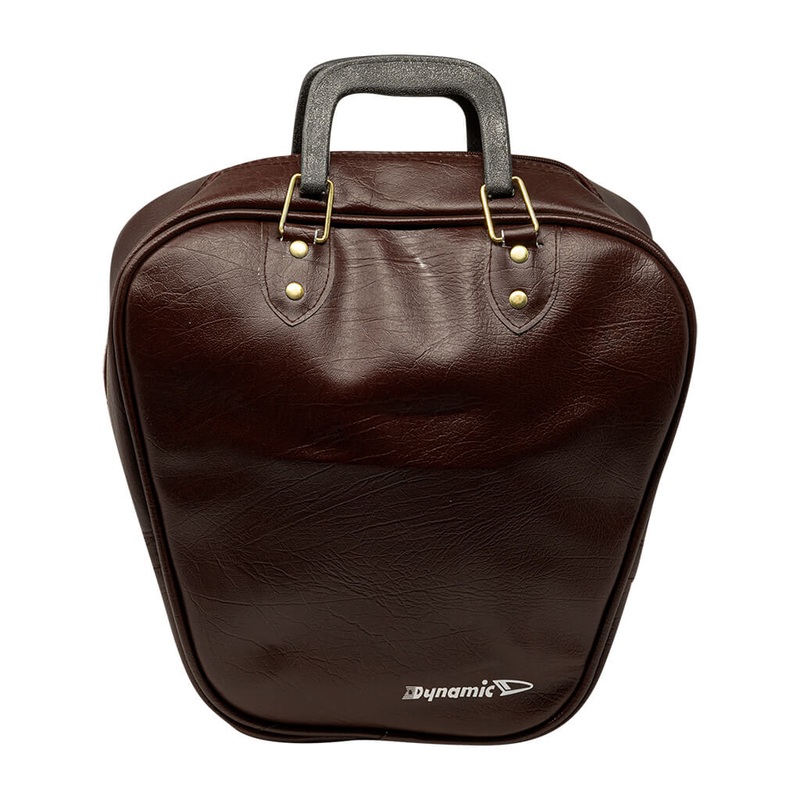 1 BALL VINYL BOWLING BAG – BROWN