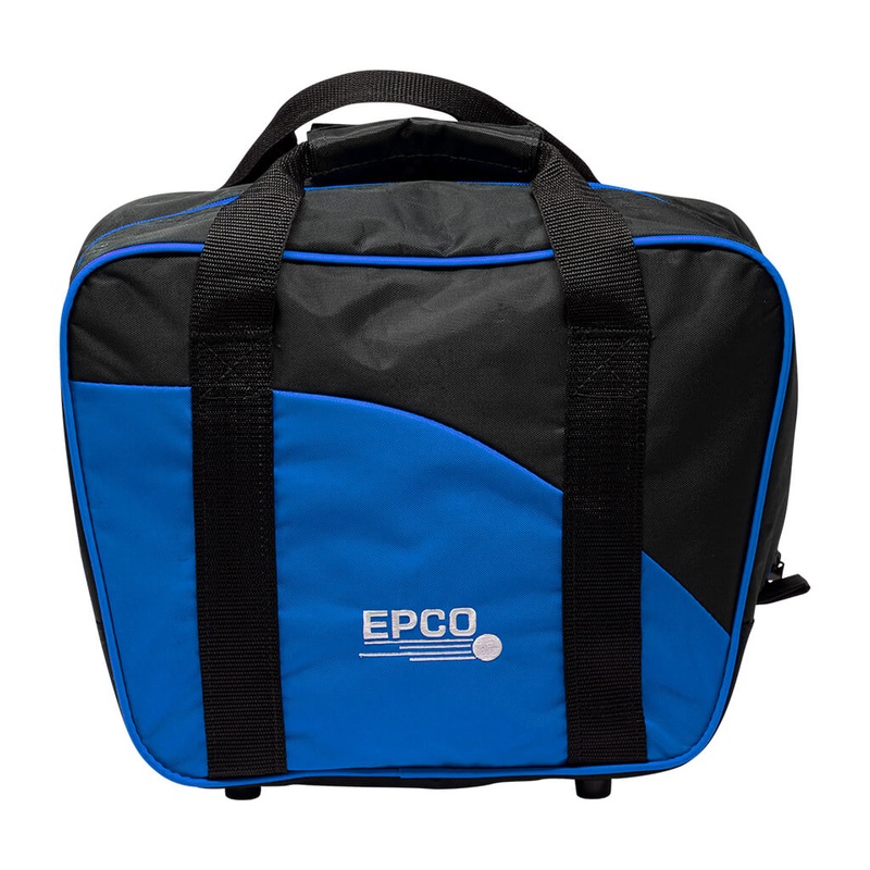 2 SMALL BALLS/SHOES NYLON BOWLING BAG – BLUE/BLACK
