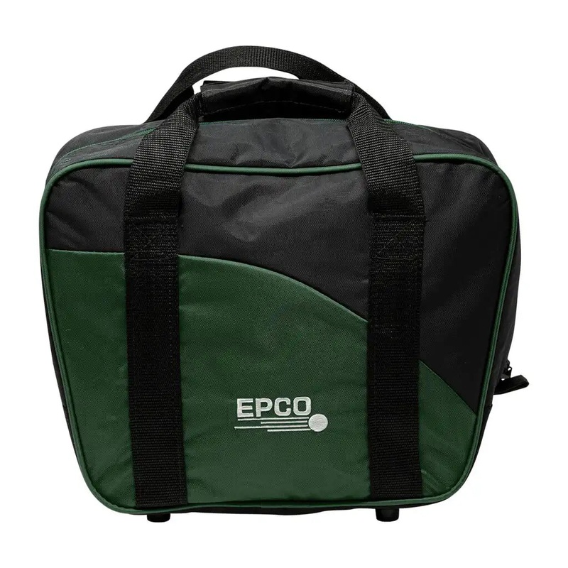 2 SMALL BALLS/SHOES NYLON BOWLING BAG – GREEN