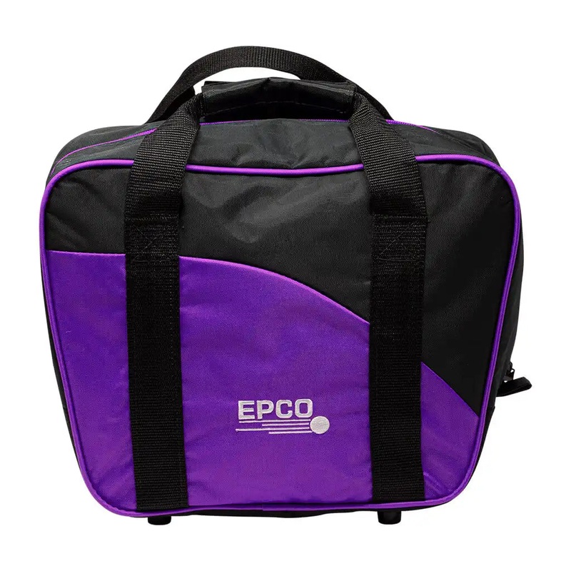 2 SMALL BALLS/SHOES NYLON BOWLING BAG – PURPLE