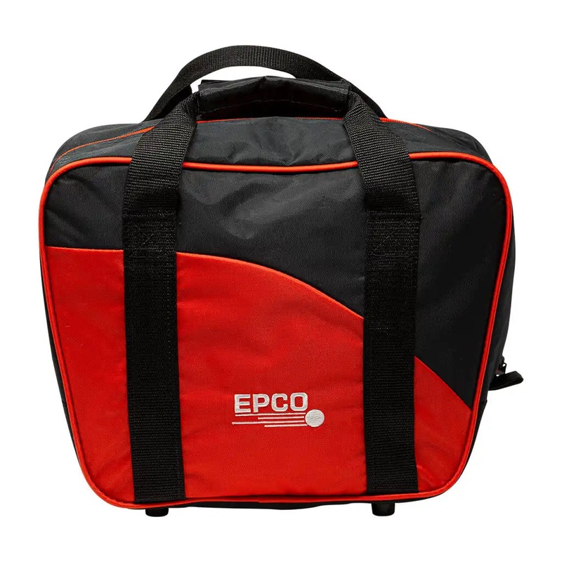 2 SMALL BALLS/SHOES NYLON BOWLING BAG – RED/BLACK
