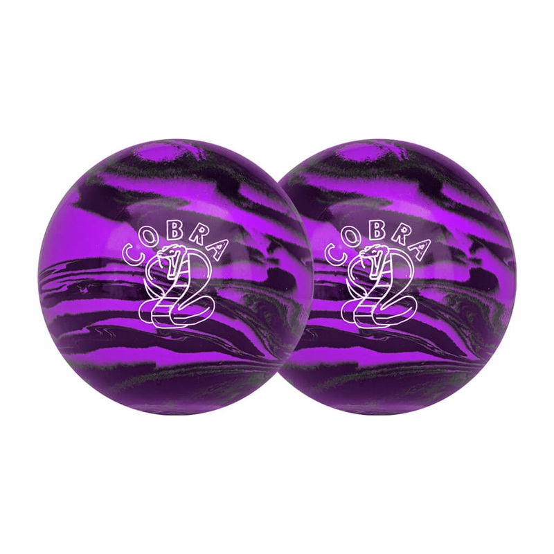 COBRA SMALL BOWLING BALLS – PURPLE/BLACK