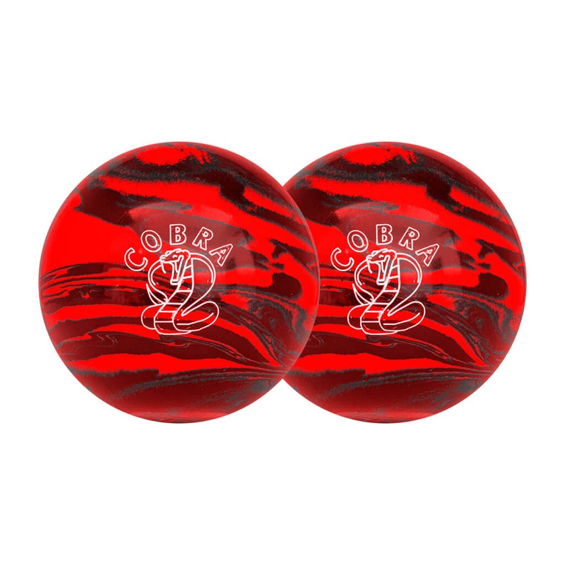 COBRA SMALL BOWLING BALLS – RED/BLACK