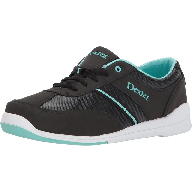 DEXTER DANI WOMEN BOWLING SHOES – BLACK AND TURQUOISE