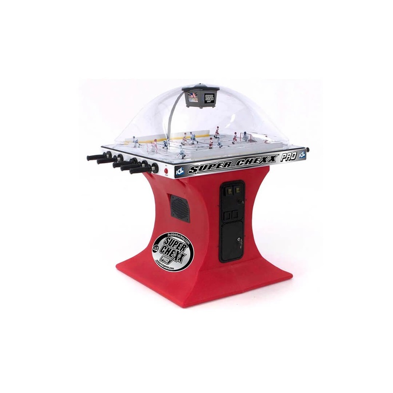 SUPER CHEXX PRO HOCKEY DOME COIN-OP RED