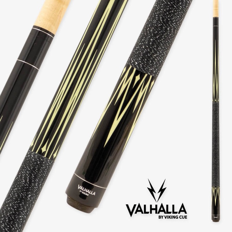 VIKING VALHALLA VA301 19OZ POOL CUE – BLACK AND WHITE