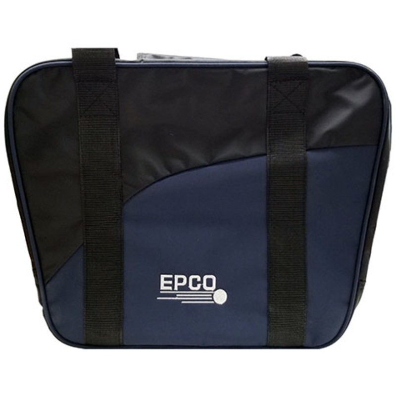 2 SMALL BALLS/SHOES NYLON BOWLING BAG EPCO- NAVY/BLACK
