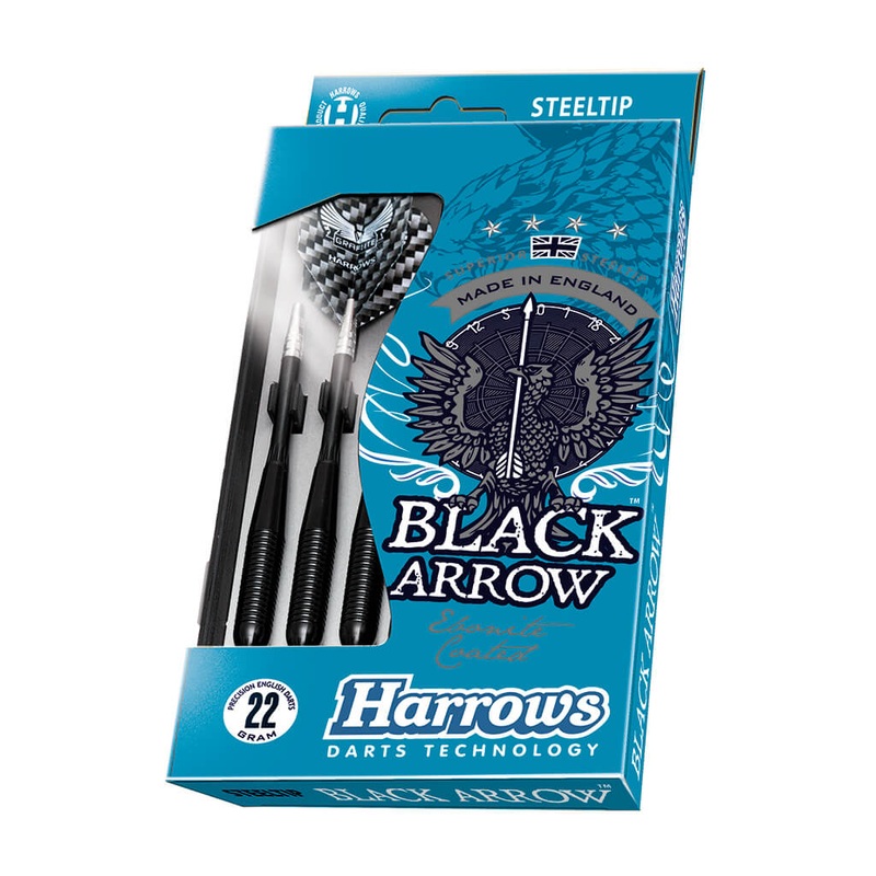HARROWS BLACK ARROW STEEL TIP DARTS