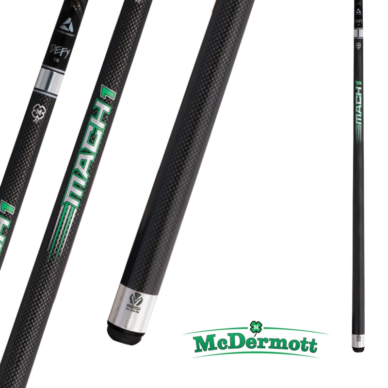 MCDERMOTT BREAK POOL CUE VANQUISH MACH 1  BLACK 13MM 19OZ