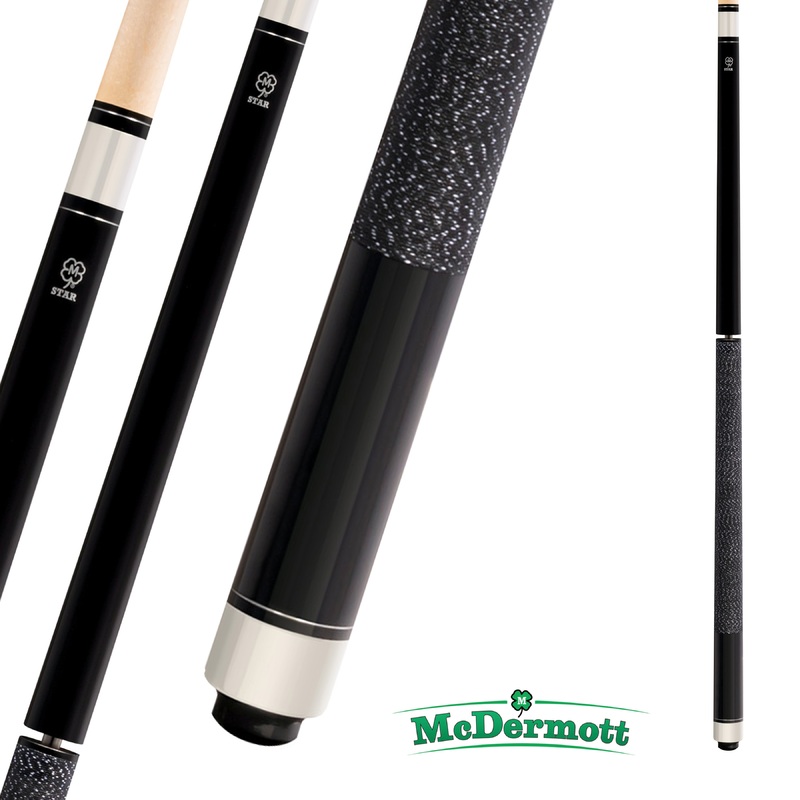 MCDERMOTT POOL CUE STAR SERIES S2 BLACK BREAK – JUMP 13MM 19OZ