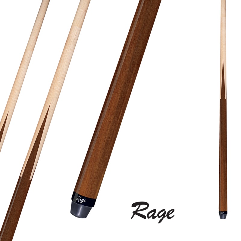 RAGE POOL CUE HEAVY HITTER SNEAKY PETE BROWN 13MM 25OZ