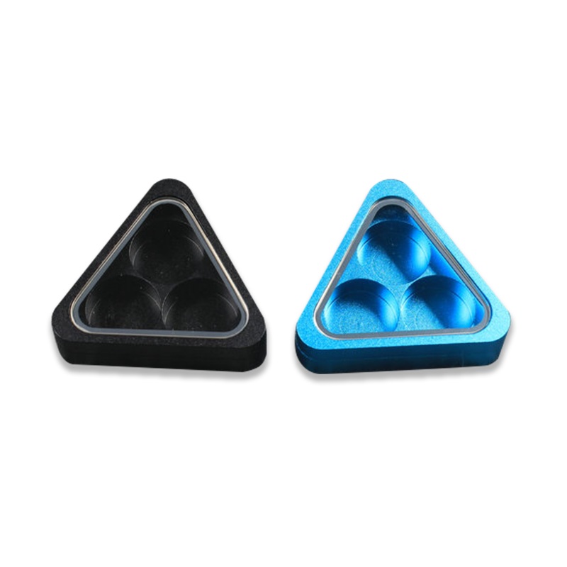 aluminium alloy magnetic triangle cue tip storag box