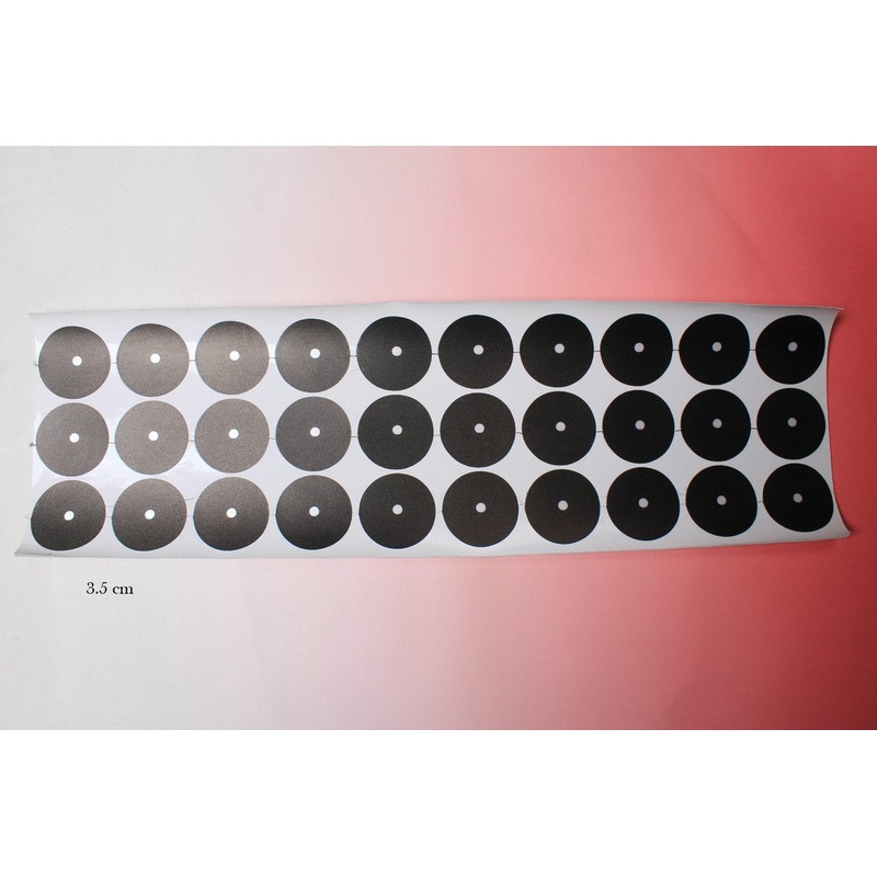 american pool table spots or billiard ball position marker, (dots of 30, 3.5 cm)
