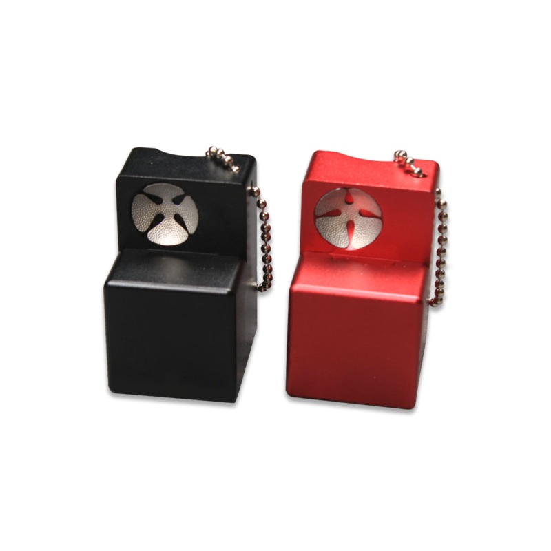 chalk holder with tip mate tool with a shaper, scuffer and a tips pick