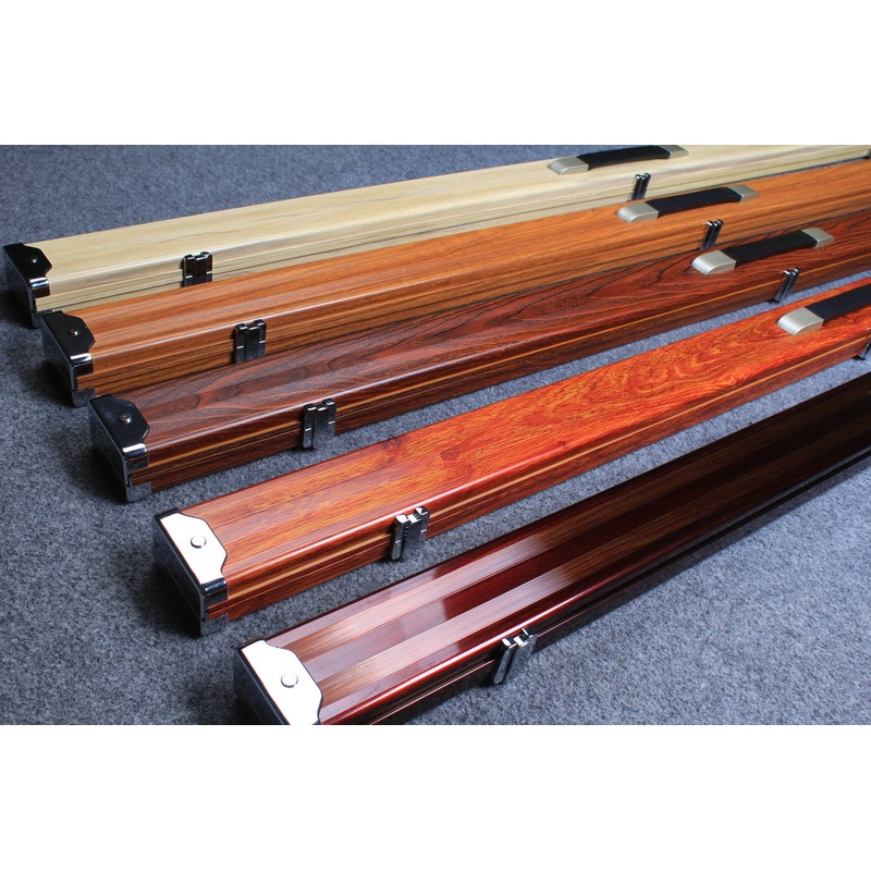 deluxe one piece aluminium cue case with 2 slots