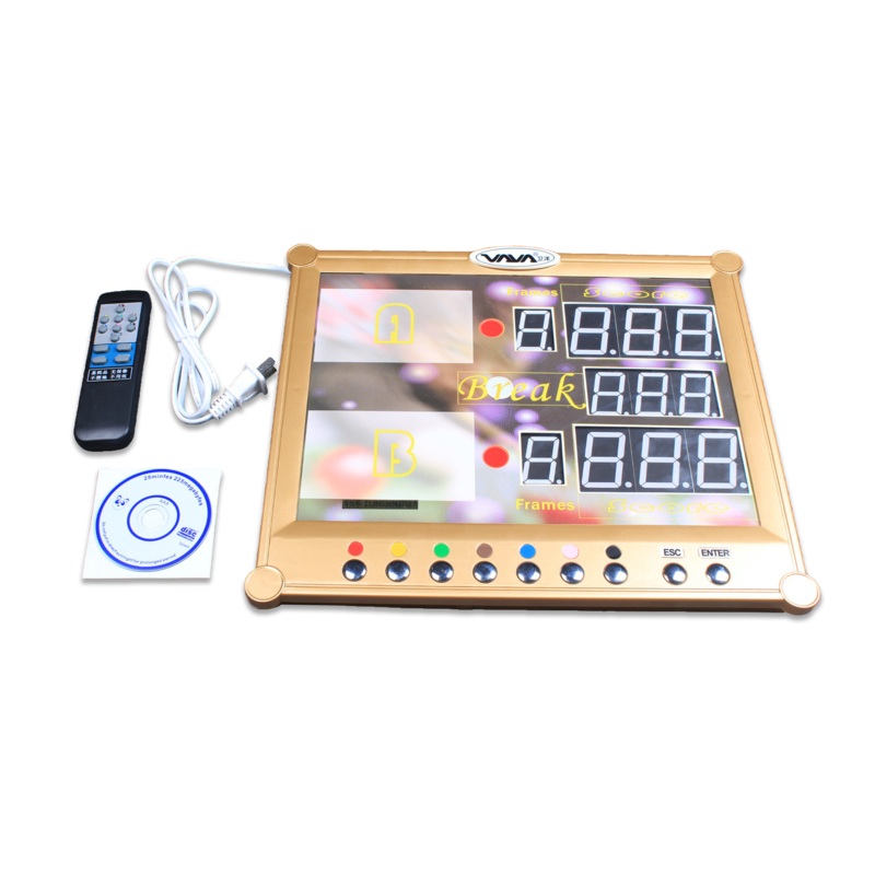 digital electronic scoreboard with wireless remote and network interface