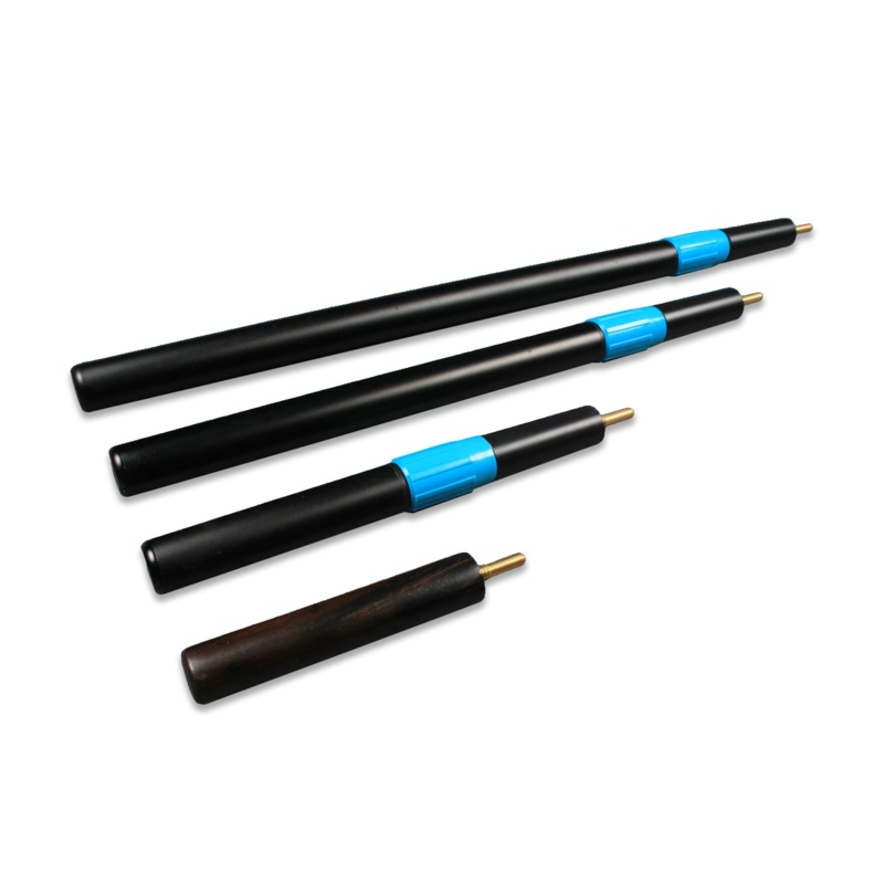 john parris cues telescopic extension mini butt – 3″ 6″ 11″ 18″ 21.5″