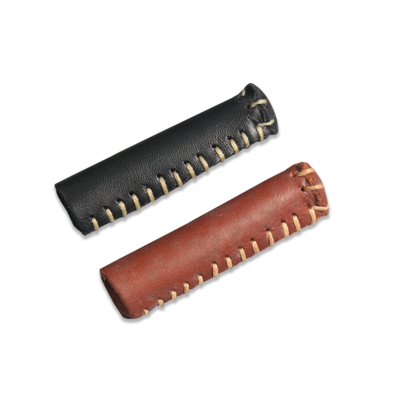 Leather Pool Stick Wrap Cue Tip Cover Protector fit 9-10 mm/12.5-14 mm