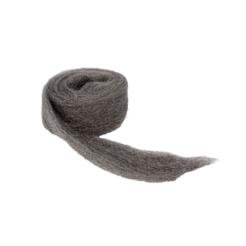 snooker/pool cue steel cotton polishing brush, gray