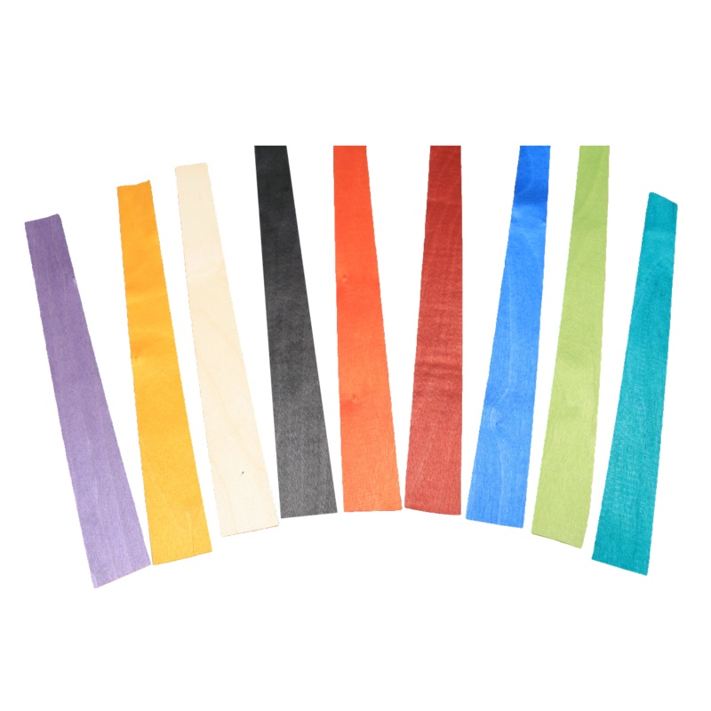 various colored veneers for cue making – 0.9 mm thickness