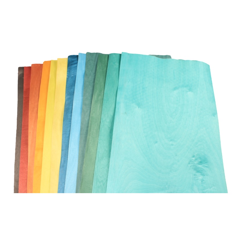 various colored veneers for cue making