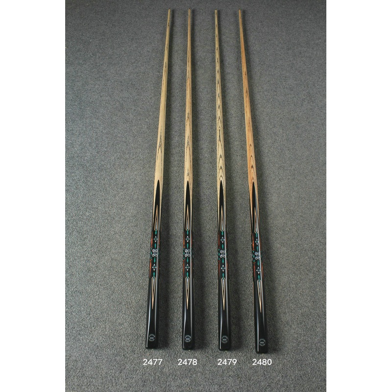 1 piece ash inaly english pool cue  #2477- # 2480
