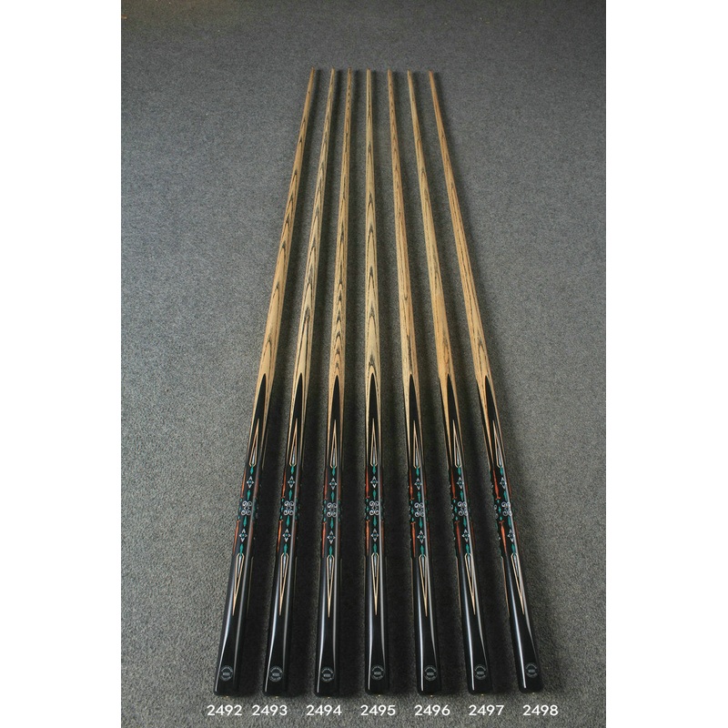 1 piece ash inaly snooker cue  #2492 – # 2498