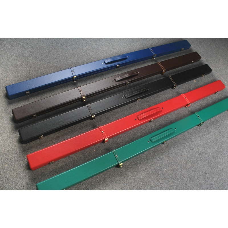 1 piece  leather snooker cue case with 2 slots