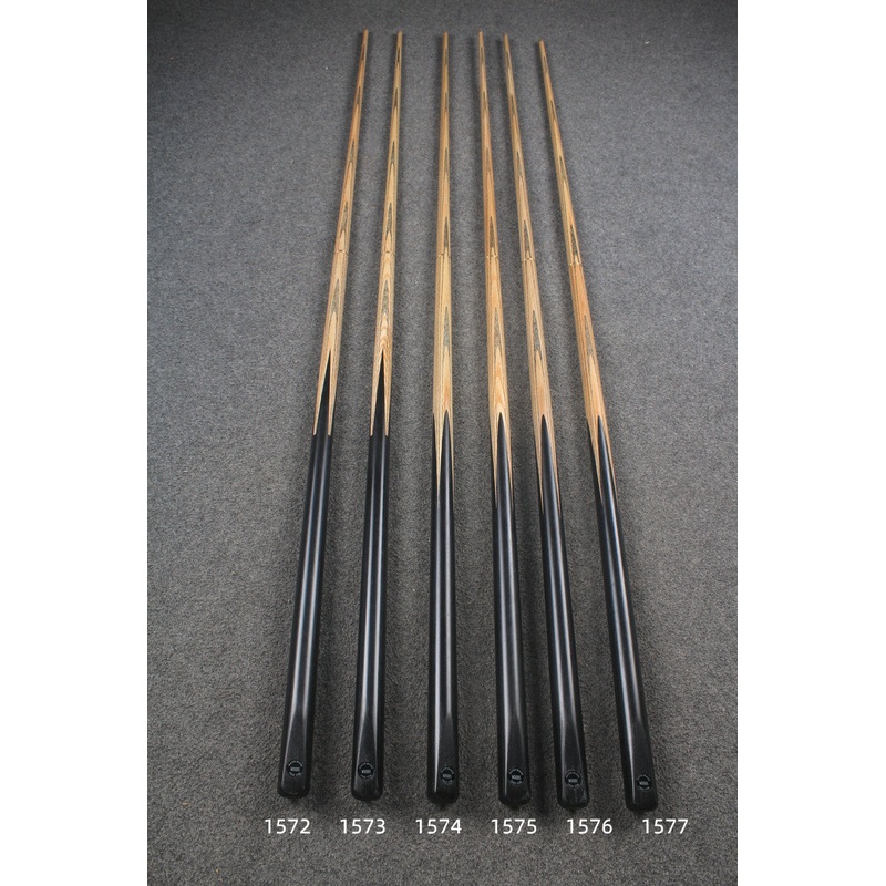 CHEVRONS+ 1/2 ash chinese 8 ball pool cue #1572-#1577