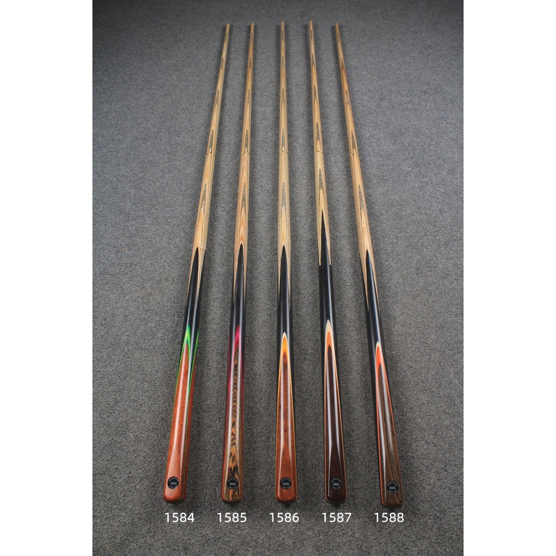 CHEVRONS+ 1/2 ash chinese 8 ball pool cue #1584-#1588